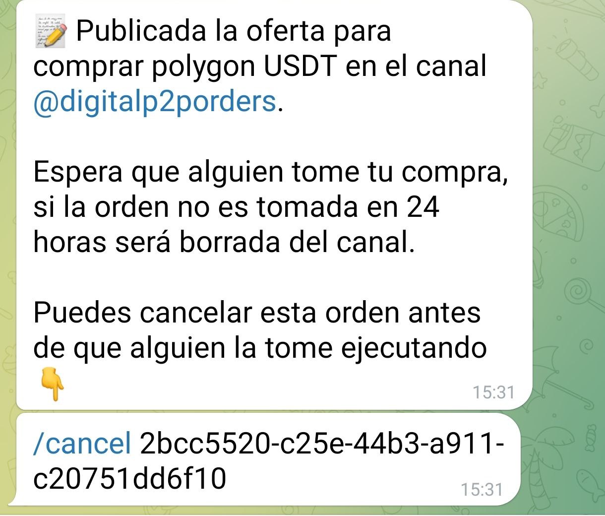 Oferta publicada