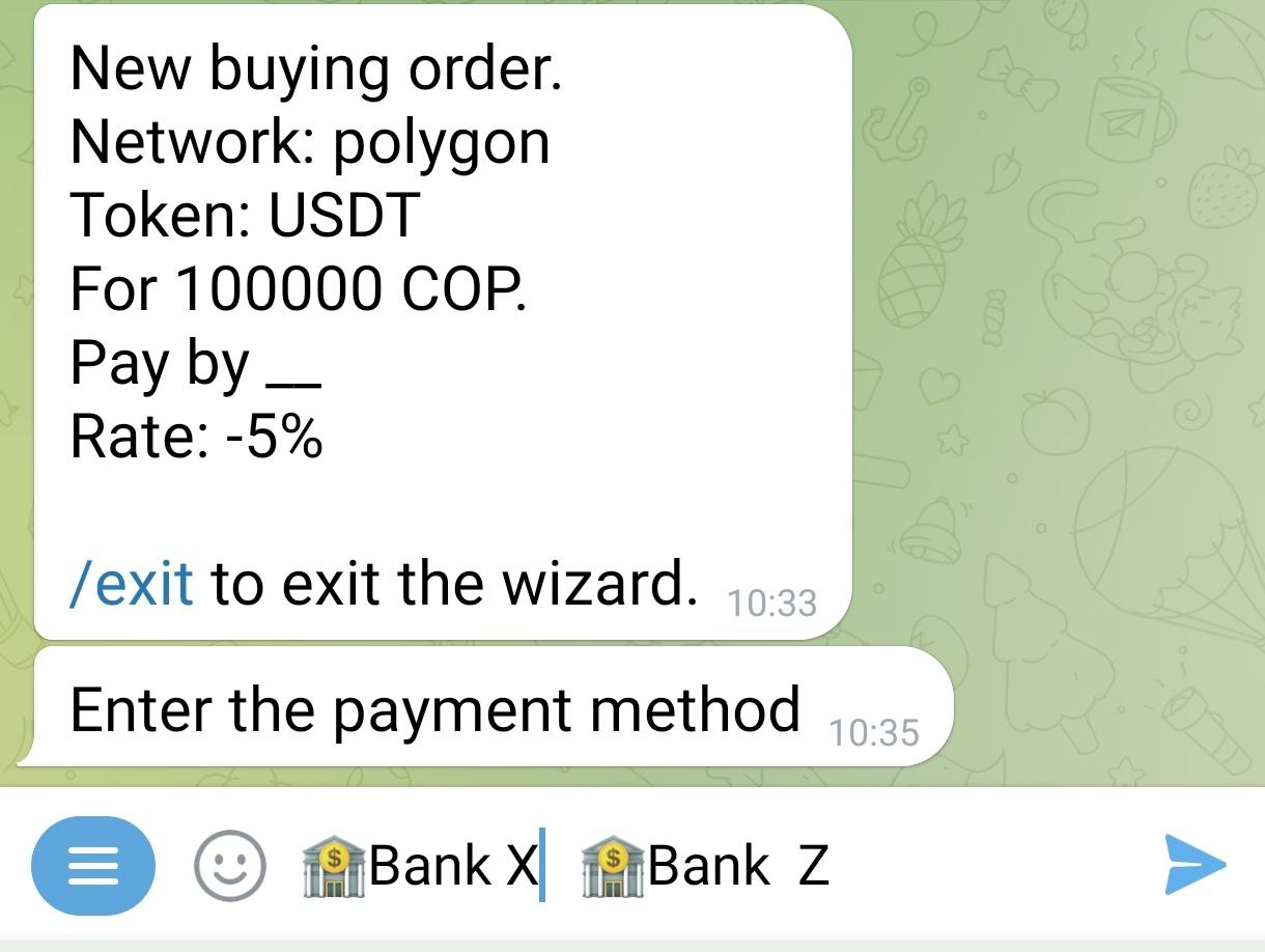 Published offer